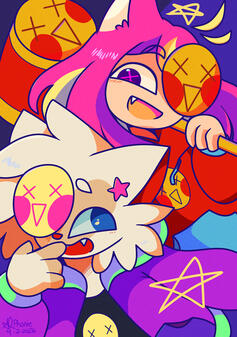 silly monster, chaotic sprite